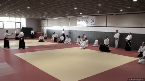 Stage Aikido à Cabestany - Daniel Toutain - 06/2014