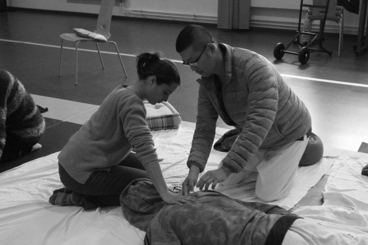 Workshop de Shiatsu à Ales 12/2018 - credit photo : MA-AI