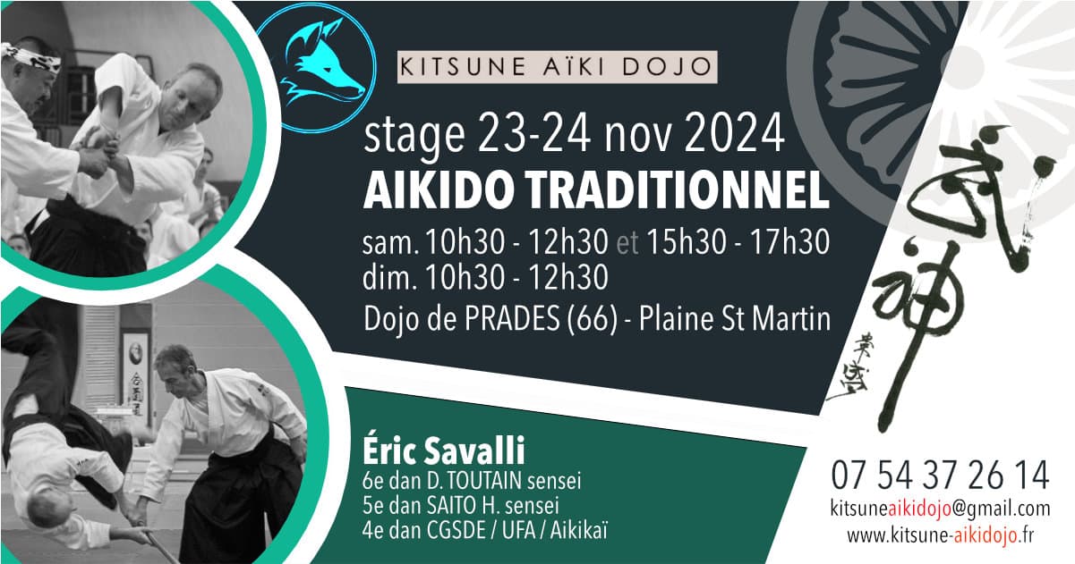 Stage Aikido Iwama Ryu - Eric Savalli (Prades-66)